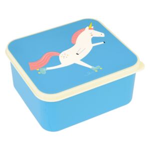 Rex London Modrý svačinový box s motivem jednorožce Magical Unicorn