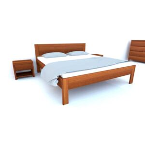 Postel RIO Smrk 180x200 - dřevěná postel z masivu o šíři 4 cm