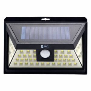 LEDSolar 46 solární venkovní světlo svítidlo, 46 LED se senzorem, bezdrátové, iPRO, 3W, studená barva