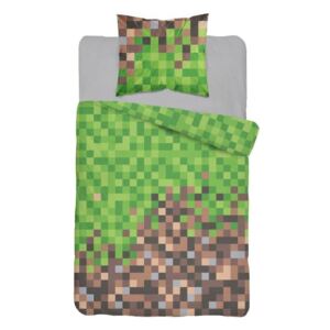 Povlečení Bavlna 140x200 + 70x80 - Minecraft kostičky