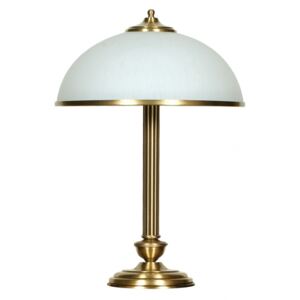 Mosazná stolní lampa 597 Dalia (Braun)