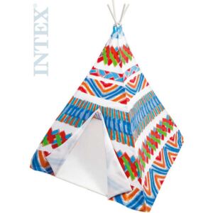 Stan hrací dětský indiánský 122x157cm teepee plast Intex