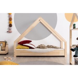 Dětská domečková postel z masivu LOCA E - 160x80 cm