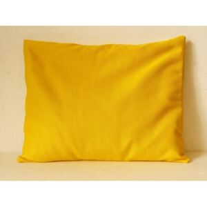 S radostí - vlastní výroba Pohankový polštář žlutý Velikost: 35 x 40 cm