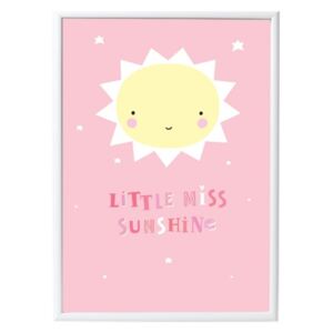Little Lovely Company Plakát - Little Miss Sunshine, 50 x 70 cm