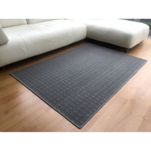 Vopi Kusový koberec Valencia šedá Kulatý průměr 57 cm
