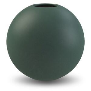 COOEE Design Váza Ball Dark Green - 20 cm