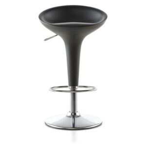 Tmavě šedá barová židle Magis Bombo, výška 50/74 cm