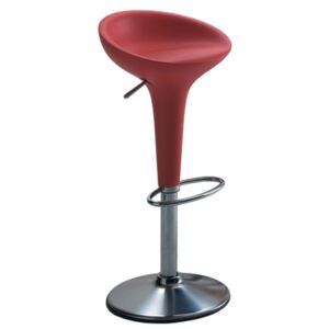Červená barová židle Magis Bombo, výška 50/74 cm