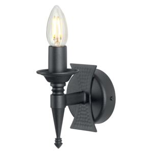 Saxon (1 žárovka) Nástěnné svítidlo - Black