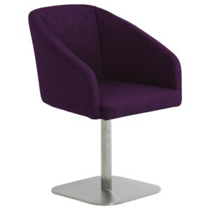 ŽIDLE, fialová, barvy nerez oceli Dieter Knoll - Čalouněné židle