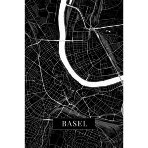 Mapa Basel black