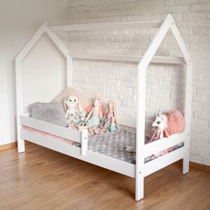 Via-nábytek Dětská postel DOMEČEK Rozměry: 80 x 160, Povrchová úprava postele: Bílá
