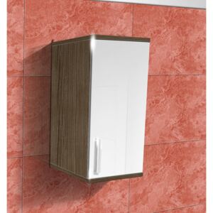 Nabytekmorava Koupelnová skříňka závěsná K9 barva skříňky: rigoletto, barva dvířek: bílý lesk