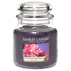 Svíčka ve skleněné dóze Yankee Candle Květ černé švestky, 410 g