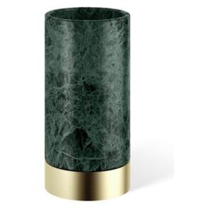 Decor Walther Koupelnový kelímek zelený mramor CENTURY SMG zlatý mat