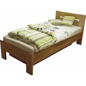 CZNabytkarXML Dřevěná postel SAMO 2 90x200 cm s ÚP a rošty