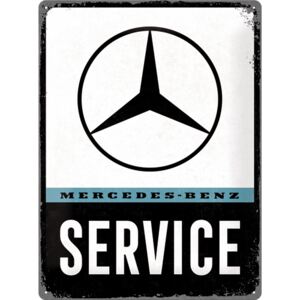 Nostalgic Art Plechová cedule: Mercedes-Benz Service - 40x30 cm