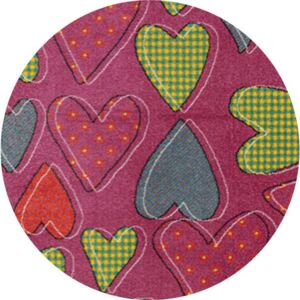 Sintelon Kusový koberec Play 47/RMR kruh 100x100 (průměr) kruh