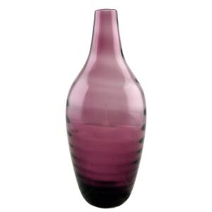 Pureo Růžová skleněná Váza Zure Gal, 45 cm