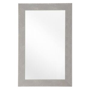 Nástěnné zrcadlo 60 x 91 cm šedé NEVEZ