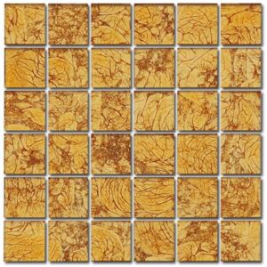 Maxwhite ASB100 Mozaika skleněná, oranžová 29,7 x 29,7 cm