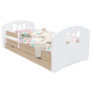 SvetMimiXML Dětská postel s úložným prostorem DESIGN 180x 90 cm L06 MAŠLE