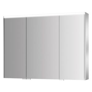 Jokey Dekor Alu III-HL Led Zrcadlová skříňka - hliník š. 100 cm, v. 73,5 cm, hl.17/15,5 cm, 12451312