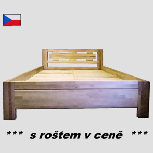 Vančat CZ postel Jindřiška - masiv buk 4cm