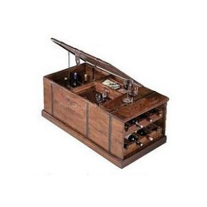 Indický stůl / vinotéka / truhla wine cabinet z palisandrového dřeva poslední vystavený kus