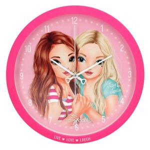 Top Model Nástěnné hodiny , Lexy a Louise, růžové