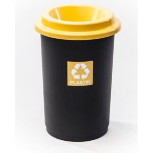 Plafor, koš odpadkový 50l ECO BIN žlutý,tříděný odpad,plast