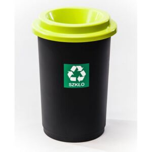 Plafor, koš odpadkový 50l ECO BIN zelený,tříděný odpad,plast
