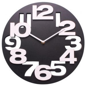 Nástěnné hodiny NUMBERS průměr 31 cm Mybesthome