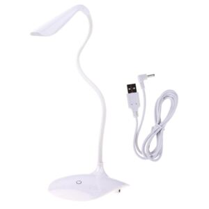 Emos LED stolní lampička D08 bílá, USB