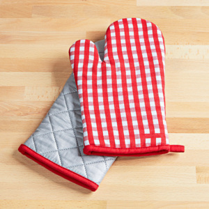 Magnet 3Pagen Kuchyňská rukavice, červená-bílá