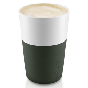 Eva Solo Termohrnky na café latte 360 ml 2 kusy lesní zelená