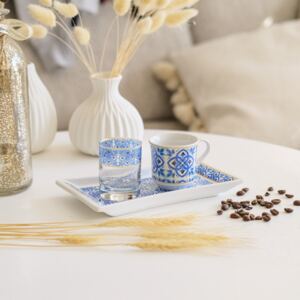 Krásy Orientu Keramický set na kávu pro jednoho - Mavi