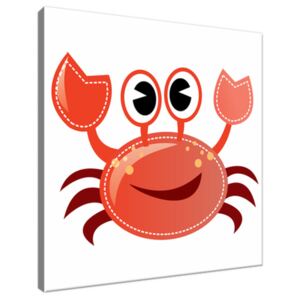 Obraz na plátně Veselý červený krab 30x30cm 3023A_1AI