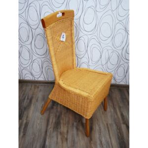 Jídelní židle 15394A 102x47x60 cm dřevo ratan