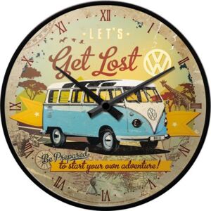 Nostalgic Art Nástěnné hodiny - VW Let's Get Lost