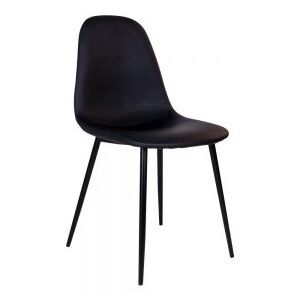 House Nordic Jídelní židle STOCKHOLM černá, černá podnož