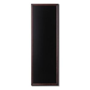 Jansen Display Reklamní křídová tabule, tmavě hnědá, 56 x 150 cm