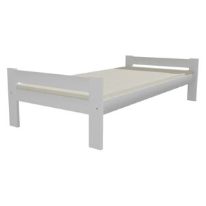 Dřevěná postel VMK 6C 80x200 borovice masiv - bílá