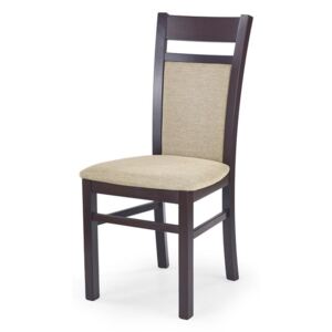 Halmar Jídelní židle Gerard 2 ořech - černá