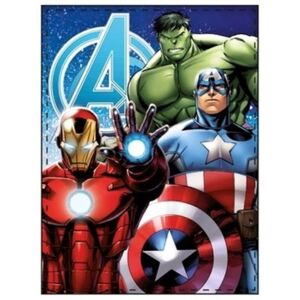 SunCity • Fleecová deka Avengers - Iron Man, Captain America a Hulk