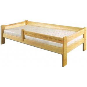 Dřevěná postel 90x200 LK137 borovice