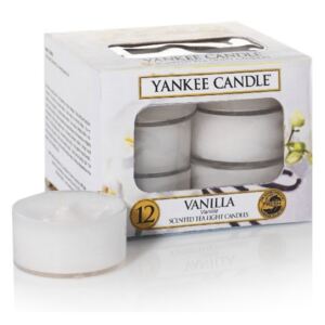 Yankee Candle - čajové svíčky Vanilla 12ks (26990)