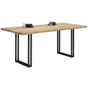 JÍDELNÍ STŮL, akácie, černá, barvy akácie, 180/90/78 cm Landscape - Dřevěné stoly