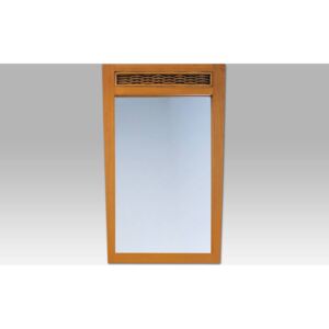 ATHENA - zrcadlo masiv kaučukovník / ratan, moření Honey (med) PO203 HO Art